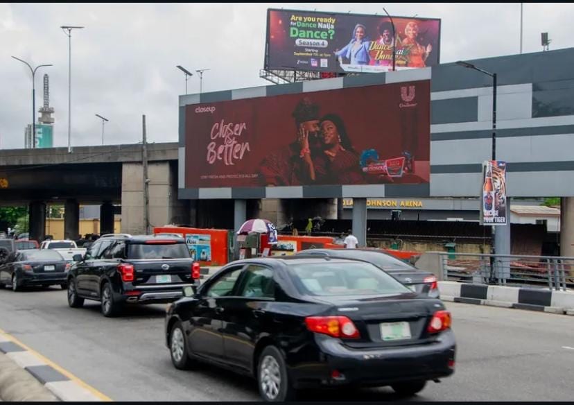 Victoria Island Traffic Billboard